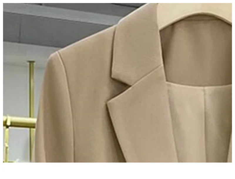 2024 New Red Suit Coat Women's Korean Style Loose Single Breasted Blazers Office Female Temperament Blazers Jacket Outwear Tops