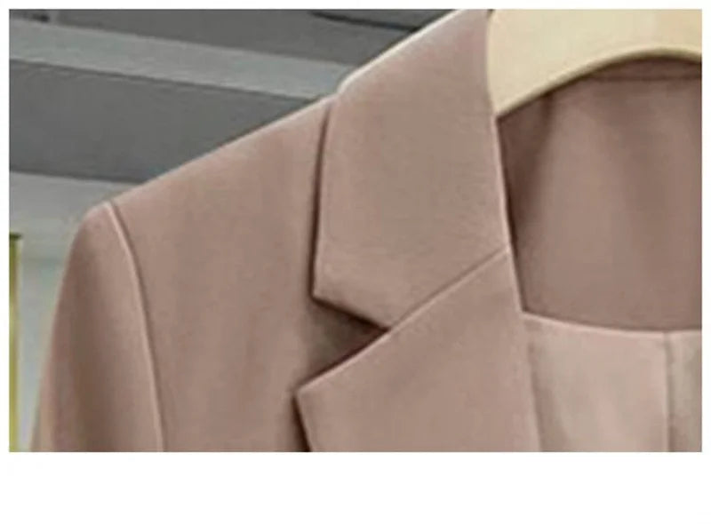 2024 New Red Suit Coat Women's Korean Style Loose Single Breasted Blazers Office Female Temperament Blazers Jacket Outwear Tops