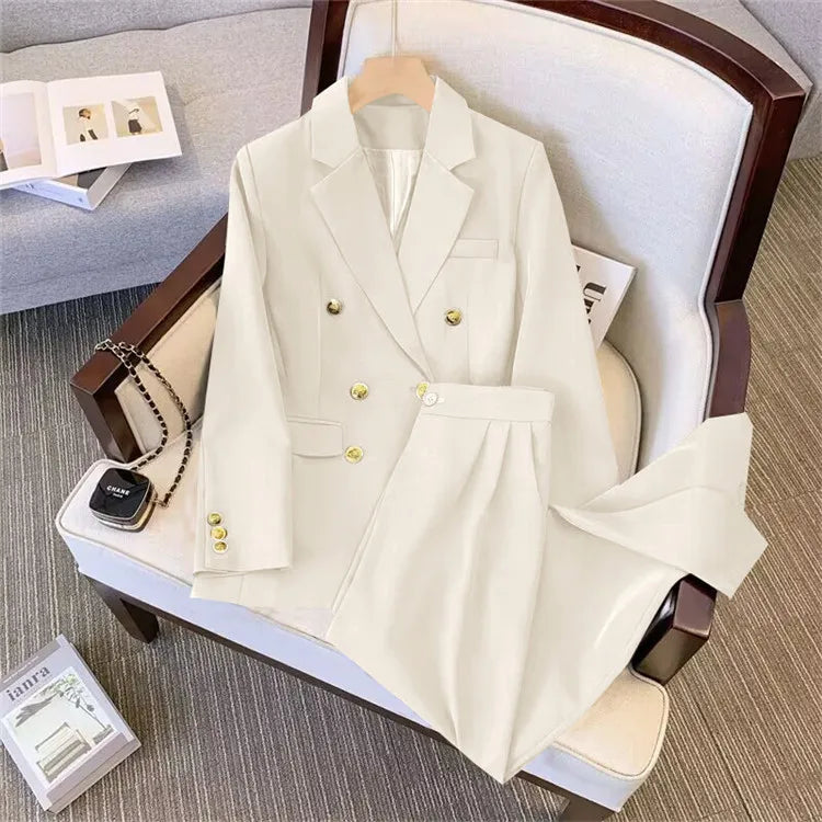 Office Lady Slim Blazer for Women, Long Sleeve Coats, Black Jackets, Casual Outerwear, Fall, Winter Fashion, 2023