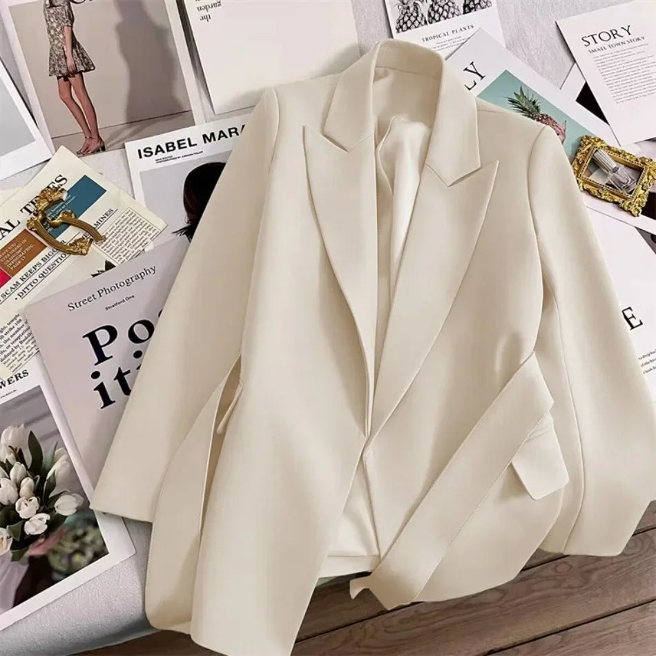 Blazer for Women Spring Autumn New in Outer Wears Office Lady Fashion Blazers Loose Fit  Women Clothing Coats Women's Jacket