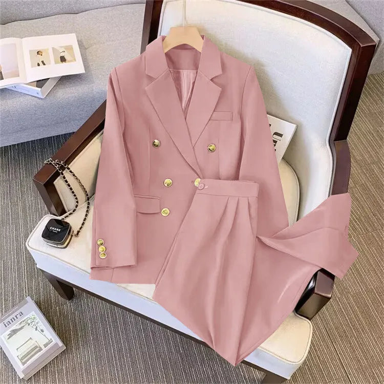 Office Lady Slim Blazer for Women, Long Sleeve Coats, Black Jackets, Casual Outerwear, Fall, Winter Fashion, 2023