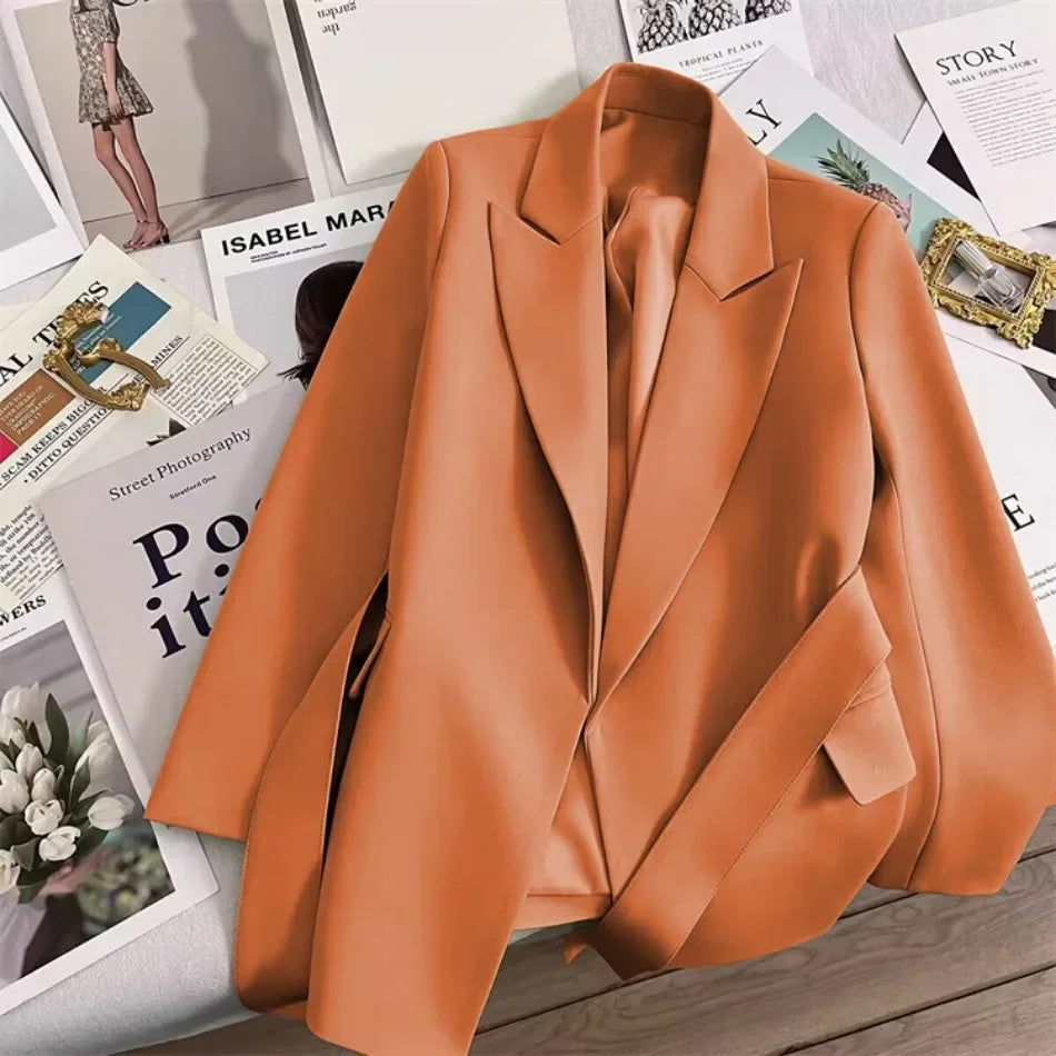 Blazer for Women Spring Autumn New in Outer Wears Office Lady Fashion Blazers Loose Fit  Women Clothing Coats Women's Jacket